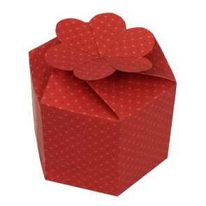Papercraft - Caja regalo roja