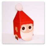 Cubeecraft infantiles navideños - Papa Noel cuadrado