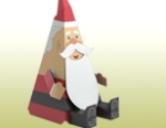 Papercraft - Santa Claus sentado