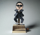 Papercraft imprimible y armable de Gangnam Style Machine. Manualidades a Raudales.