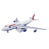 Maqueta 3D imprimible y armable del Boeing 747-400 de British Airways. Manualidades a Raudales.